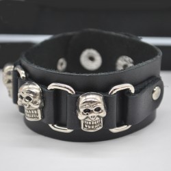 Vyriška odinė apyrankė VA0016